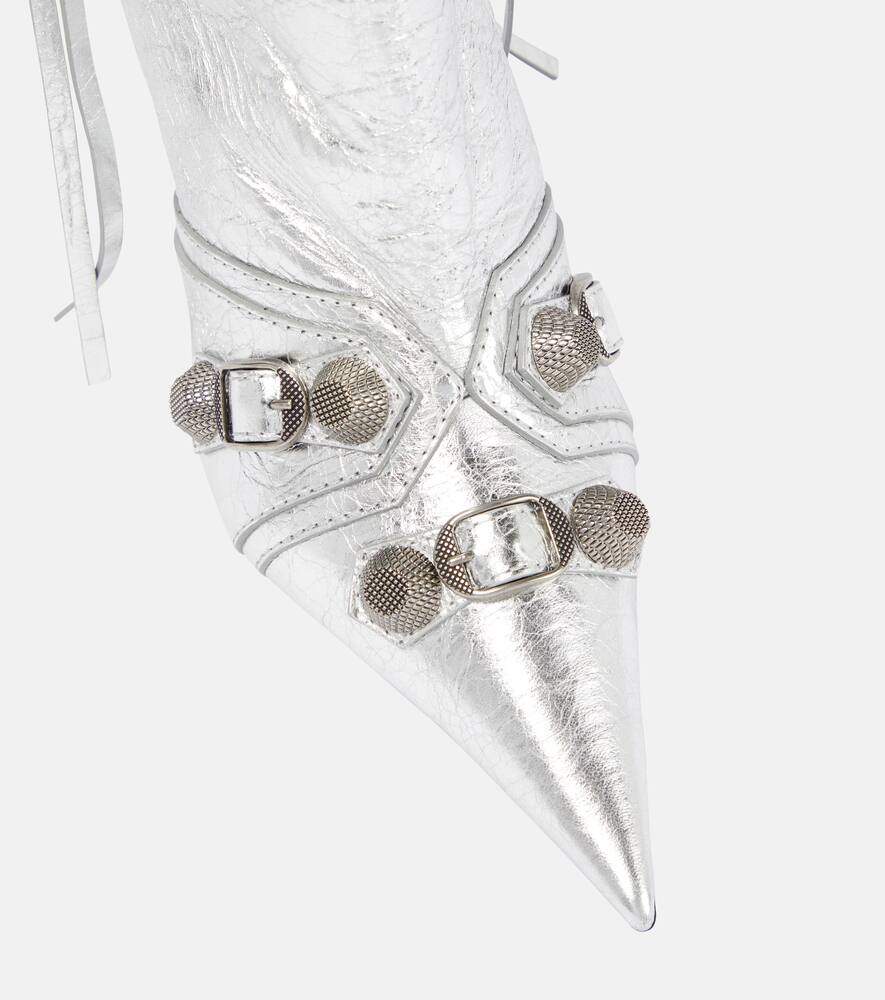 Balenciaga Cagole leather ankle boots