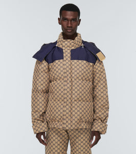 Gucci GG canvas down jacket