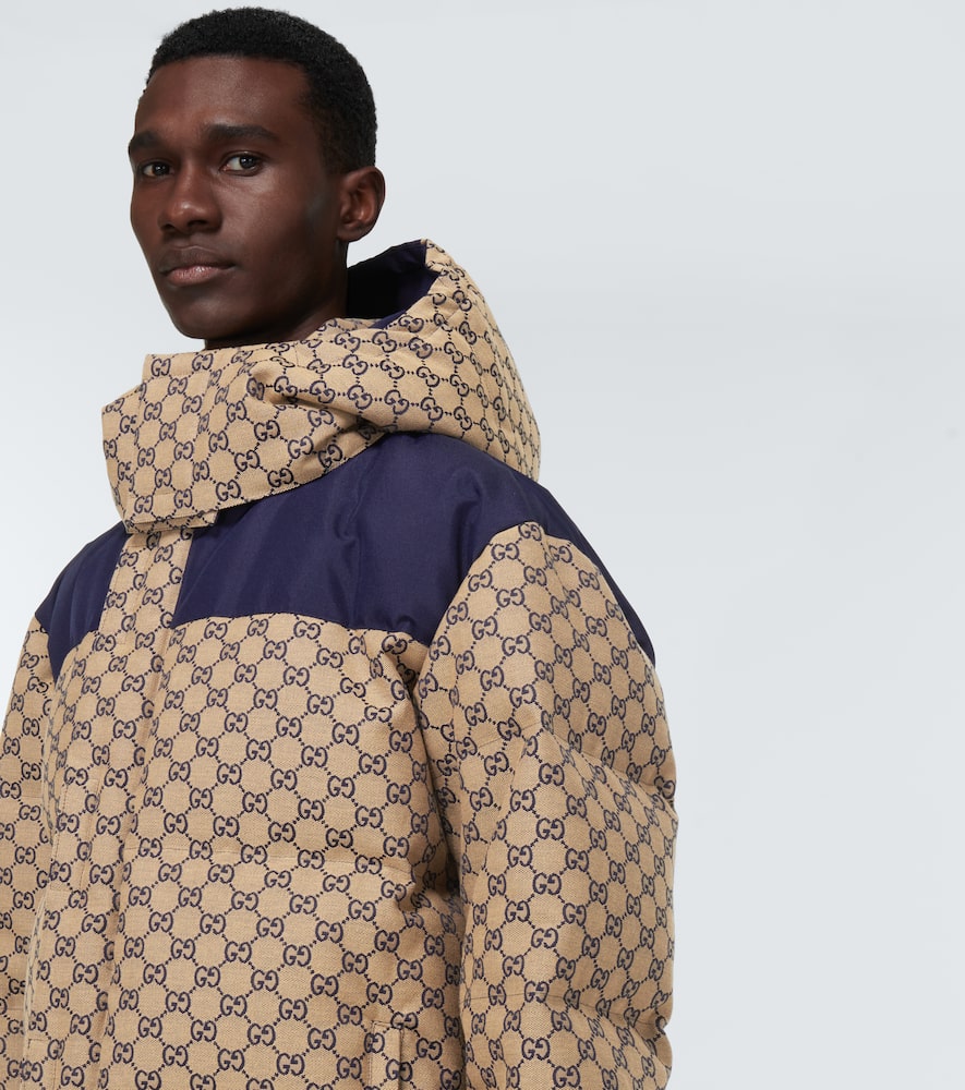 Gucci GG canvas down jacket