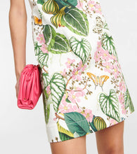 Oscar de la Renta Floral cotton-blend minidress