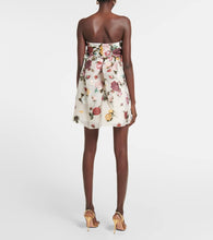 Oscar de la Renta Floral fil coup√É¬© minidress