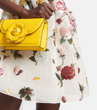 Oscar de la Renta Floral fil coup√É¬© minidress
