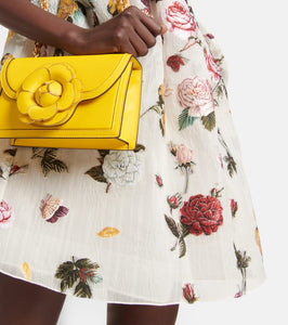 Oscar de la Renta Floral fil coup√É¬© minidress