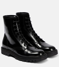 The Row Ranger patent leather ankle boots