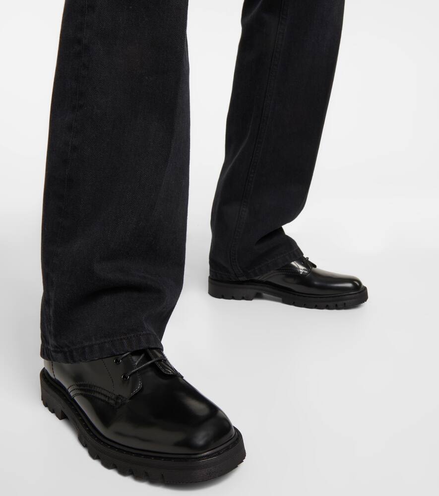 The Row Ranger patent leather ankle boots