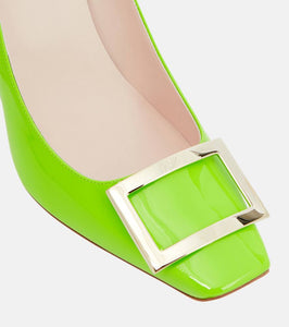 Roger Vivier Belle Vivier patent leather platform pumps