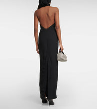 Taller Marmo Diablo halterneck crêpe maxi dress