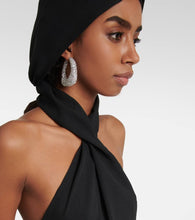 Taller Marmo Diablo halterneck crêpe maxi dress