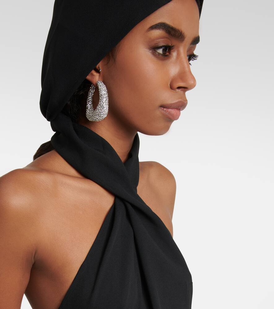 Taller Marmo Diablo halterneck crêpe maxi dress