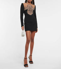 David Koma Macramé-detail minidress