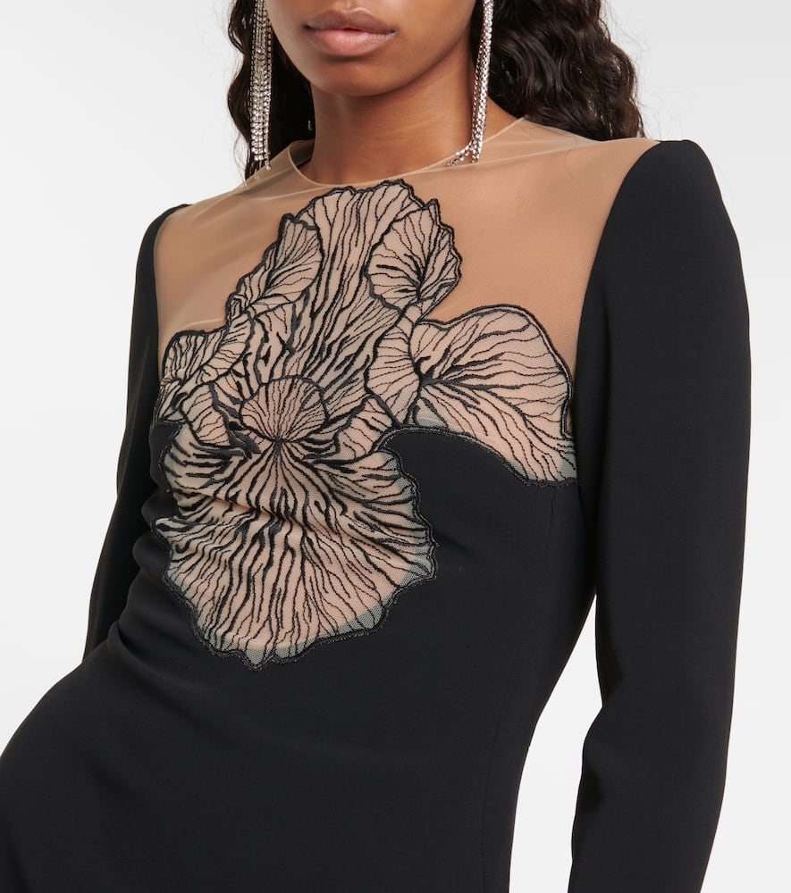 David Koma Macramé-detail minidress