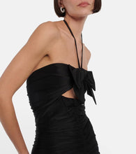 Alexandre Vauthier Halterneck jersey midi dress