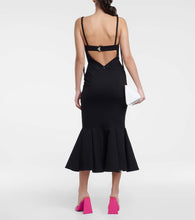 The Attico Beath jersey midi dress