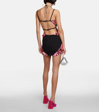 The Attico Astra sequined cutout minidress