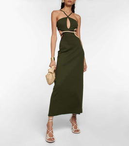 Johanna Ortiz Cutout maxi dress