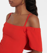 Victoria Beckham Off-shoulder cady midi dress