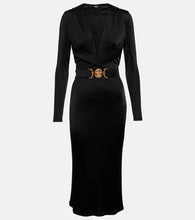 Versace Medusa Biggie hooded midi dress