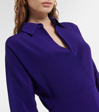 Victoria Beckham Wrap cady midi dress