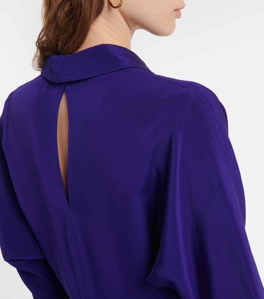 Victoria Beckham Wrap cady midi dress