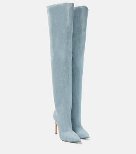 Paris Texas Denim over-the-knee boots