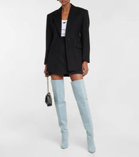 Paris Texas Denim over-the-knee boots