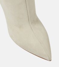 Paris Texas Fringed embellished suede knee-high boots