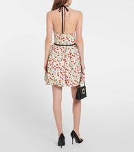 Carolina Herrera Printed cotton-blend minidress