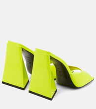 The Attico Devon patent faux leather sandals