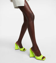 The Attico Devon patent faux leather sandals