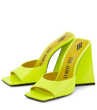 The Attico Devon patent faux leather sandals