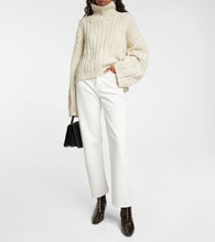 Toteme Croc-effect leather ankle boots