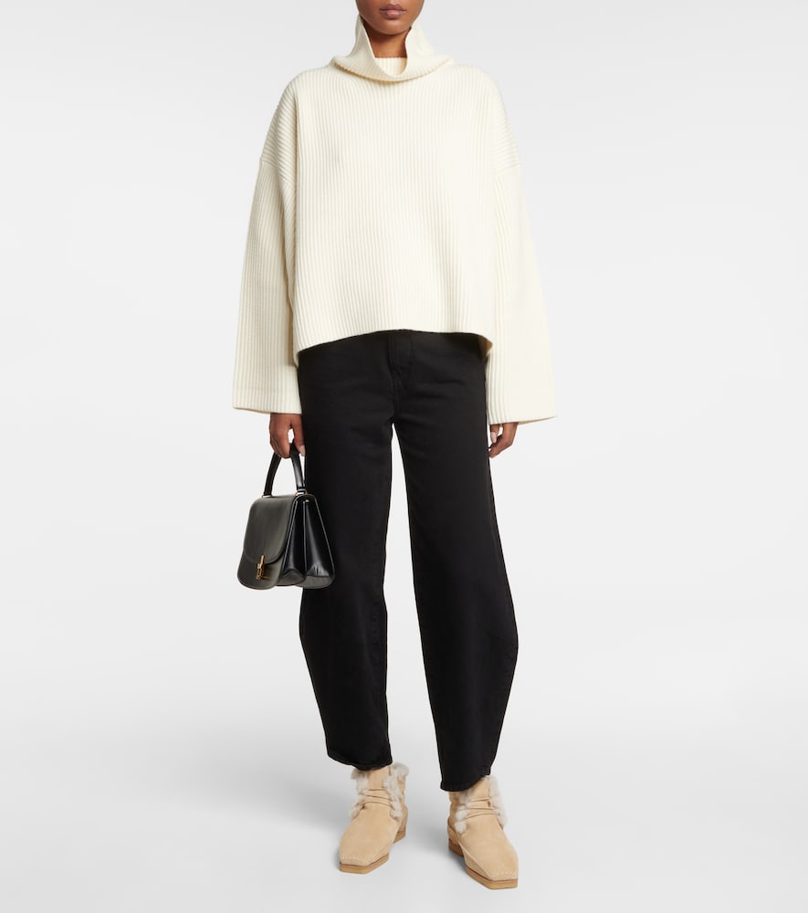 Toteme Lace-up suede moccasins
