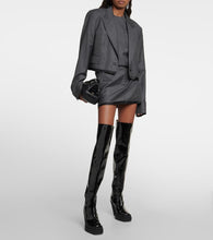 Gia Borghini Gia 31 patent leather over-the-knee boots