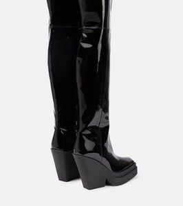 Gia Borghini Gia 31 patent leather over-the-knee boots