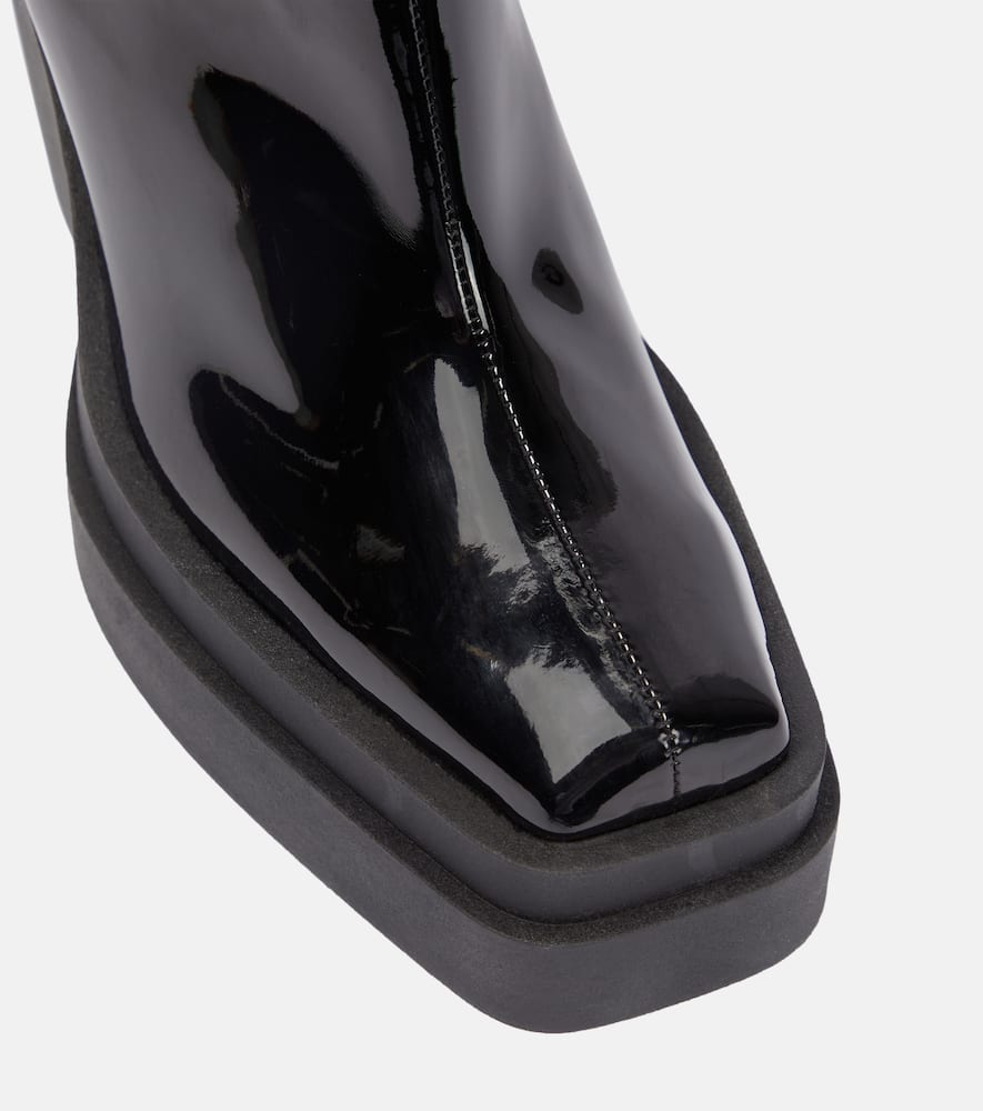Gia Borghini Gia 31 patent leather over-the-knee boots