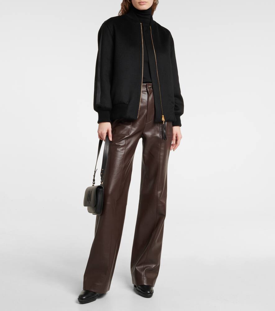 Max Mara Clos leather slingback pumps