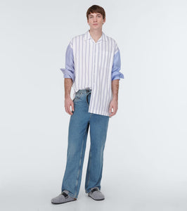 JW Anderson Leather-trimmed slippers