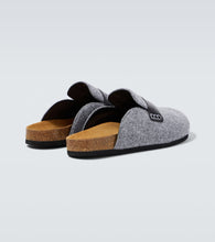 JW Anderson Leather-trimmed slippers