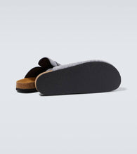 JW Anderson Leather-trimmed slippers