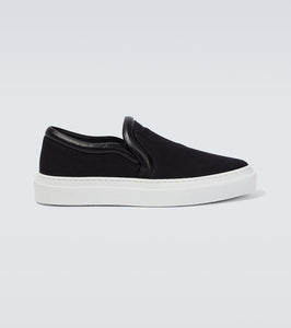JW Anderson Leather-trimmed low-top sneakers