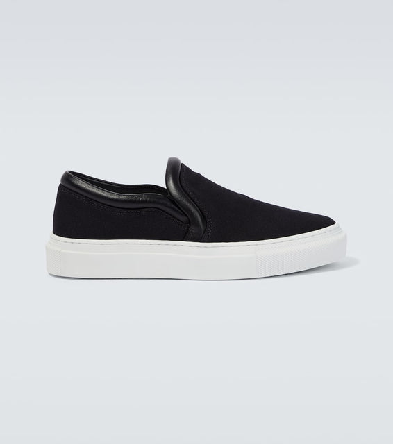 JW Anderson Leather-trimmed low-top sneakers