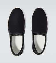JW Anderson Leather-trimmed low-top sneakers