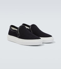JW Anderson Leather-trimmed low-top sneakers
