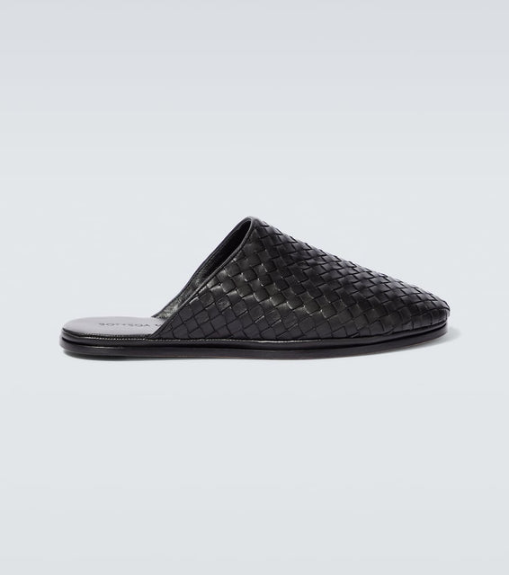 Bottega Veneta Intrecciato leather slippers
