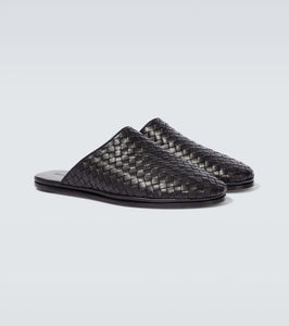 Bottega Veneta Intrecciato leather slippers