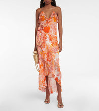 Camilla Floral silk maxi dress
