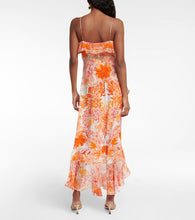 Camilla Floral silk maxi dress