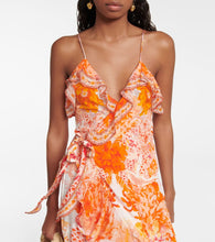 Camilla Floral silk maxi dress