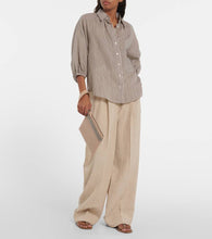 Brunello Cucinelli Embellished suede thong sandals