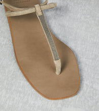 Brunello Cucinelli Embellished suede thong sandals